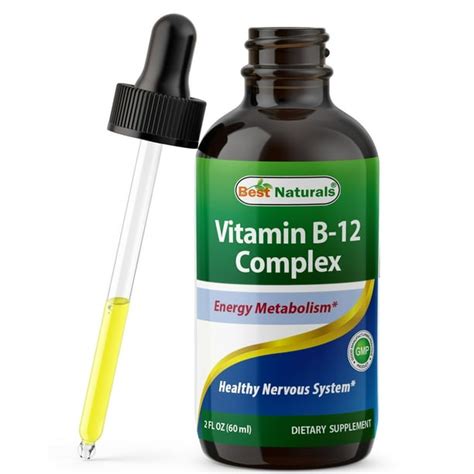 Best Naturals Vitamin B12 Liquid Complex 2 Fl Oz 60 Ml Best Supplement To Increase Energy