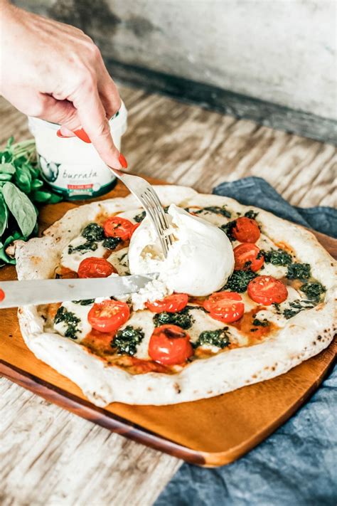 Burrata Pesto Pizza — La Casa Del Formaggio