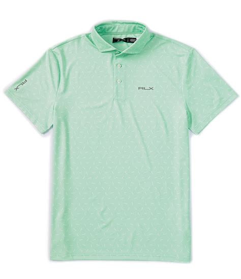 Polo Ralph Lauren Rlx Golf Performance Stretch Printed Short Sleeve