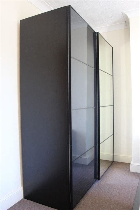 Instrument Marsylia Wardrobe Black Gloss Mirror 255cm Mirror Ideas