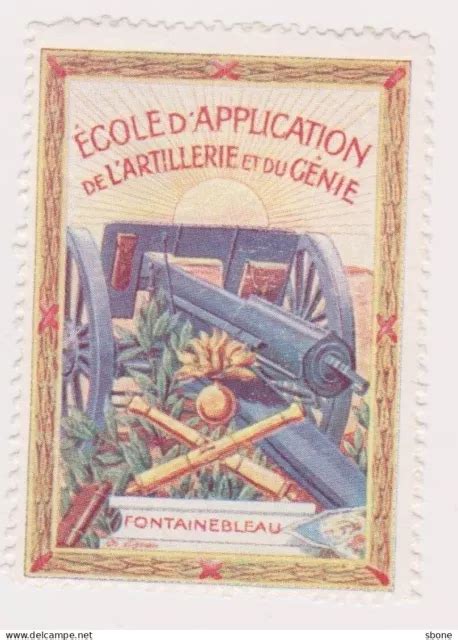 Vignette Militaire Delandre Ecole D Application De L Artillerie Et Du