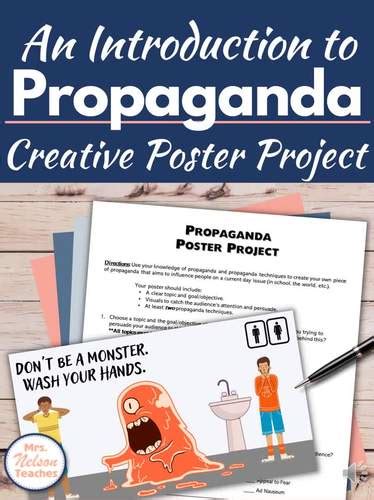 Propaganda Poster Activity By Mrs Nelson Teaches Tpt