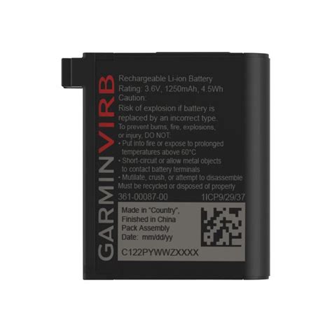 Garmin VIRB Ultra 30 Lithium Battery Pack Cycle Gear