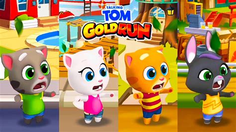 Talking Tom Gold Run New Dragon Dash Update Talking Tom Vs Talking