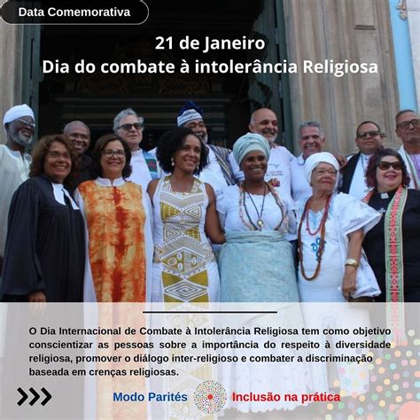 21 De Janeiro Dia Do Combate À IntolerÂncia Religiosa