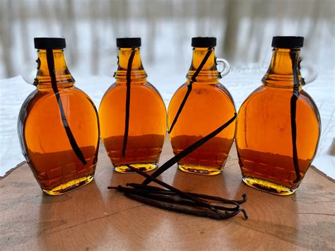 Vanilla Bean Infused Maple Syrup Stumpwater Farm