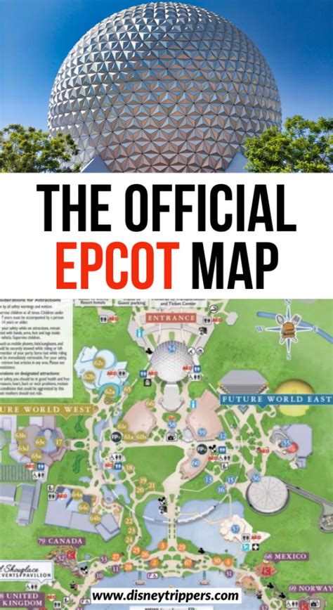 The Official Epcot Map Tips For Your Visit 2023