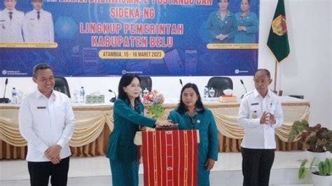 Mudahkan Pelayanan Masyarakat Pemda Belu Launching Aplikasi Dasawisma