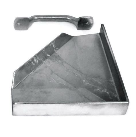 New One Cast Aluminum Boat Transom Corner Bracket End Cap 1 Handle