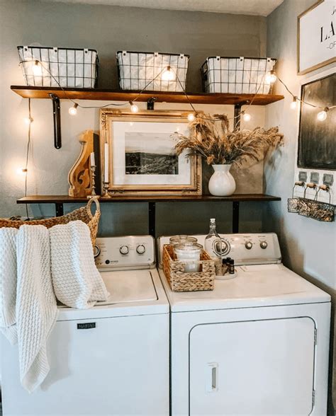 Laundry Room Shelving Ideas For Small Space