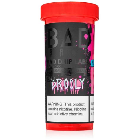 Bad Drip 60ml E Liquid Drooly Choose Your Strength BD 28 Assorted