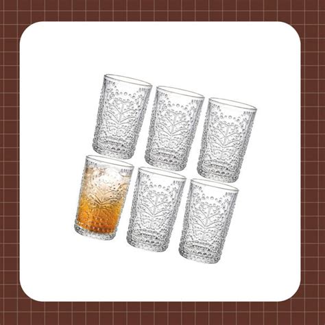 Ego Diva 6 Piece 14oz Glass Drinking Glass Glassware Set Wayfair