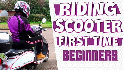 Riding Scooter For The Very First Time Beginners Guide Youtube