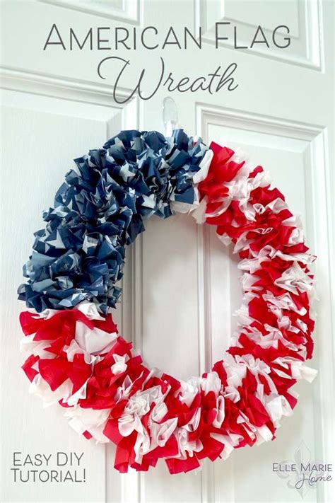 American Flag Wreath