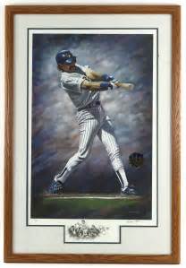 Lot Detail - 1992 Robin Yount Milwaukee Brewers Signed 26" x 39" Framed 3,000 Career Hits ...