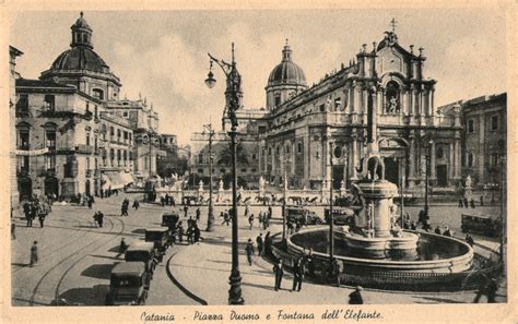 Piazza Duomo Catania Italy Postcards