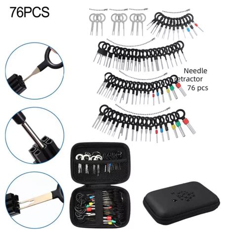 76 PiÈces Kit D Outils De Retrait De Terminal Compact Et Facile à Utiliser Pou Eur 23 30