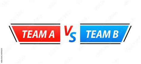 Scoreboard Versus Team A Vs Team B For Sport Lower Third Vs Battle