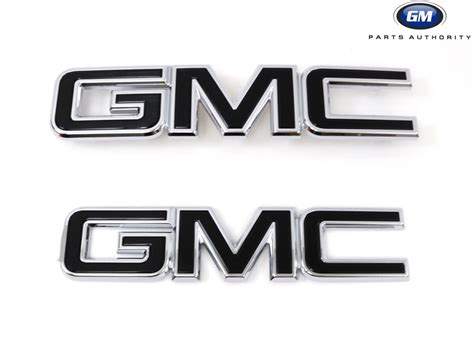 2021 2022 Gmc Canyon Black Emblem Kit 84907452 Front And Rear Genuine Oem Gm Ebay