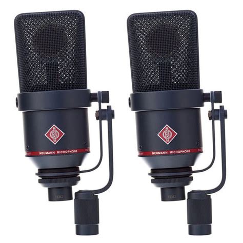 Neumann TLM 170 R Mt Switchable Studio Microphone Stereo Set Black