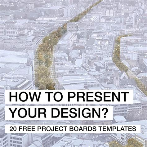 An Aerial View Of A City With The Words How To Present Your Design 20