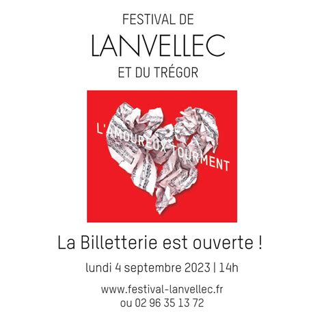 La Billetterie Est Ouverte Festival Lanvellec