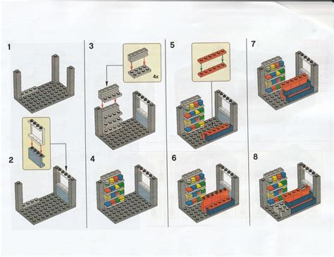 Мебель из лего схемы 83 фото