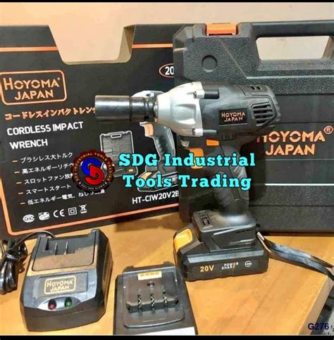 HOYOMA Japan 20V Cordless Impact Wrench HT CIW20V2B BL Commercial