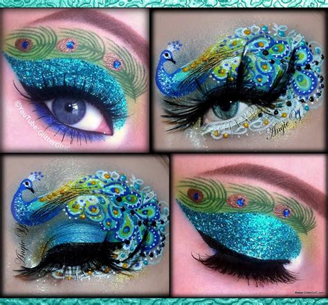 Peacock Makeup Look D Peacock Makeup Peacock Eye Makeup Makeup