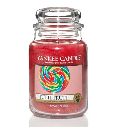 Tutti Frutti 22 Oz Original Large Jar Candles Large Jar Candles