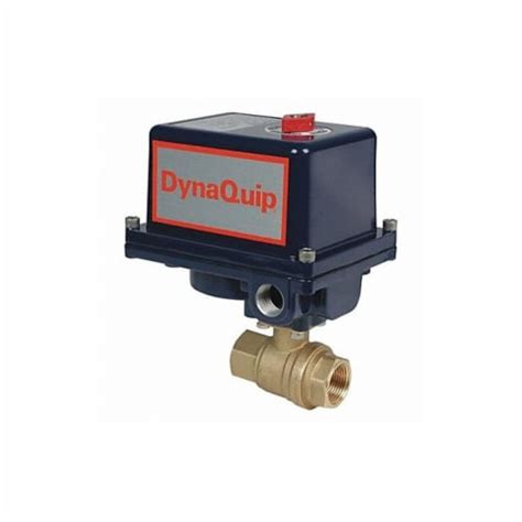 Dynaquip Controls Electronic Ball Valve Brass EHH26ATE25H 1 QFC