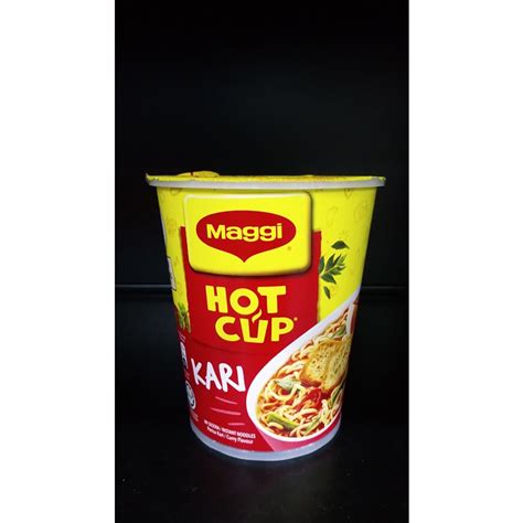 Maggi Hot Cup Instant Noodles Curry Flavour Shopee Malaysia