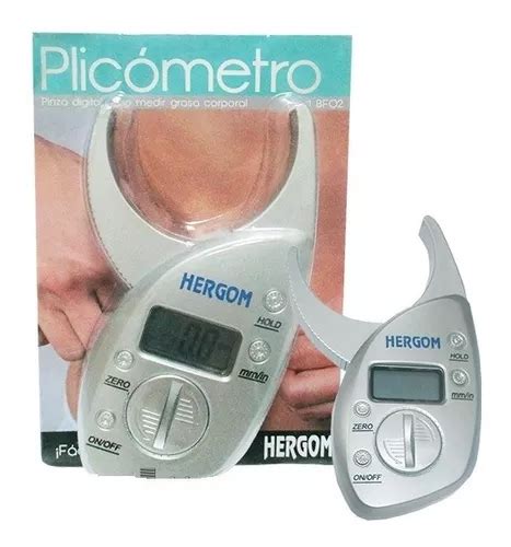 Plicometro Digital Medidor Regulador De Grasa Corporal Meses Sin