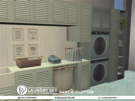 The Sims Resource Patreon Release Laundry Set Part 4 Clutter