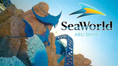 Manta Eel Racer Roller Coasters Front Seat Pov Seaworld Abu Dhabi