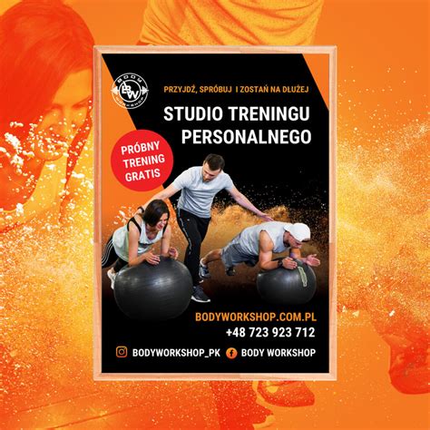 Projekt Plakatu A Trener Personalny Body Workout Grupapns