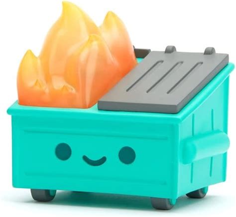 100 Soft Dumpster Fire Vinyl Figure Mx Juguetes Y Juegos