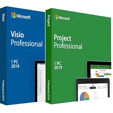 Office Business Microsoft PROJECT 2019 PROFESSIONAL VISIO 2019