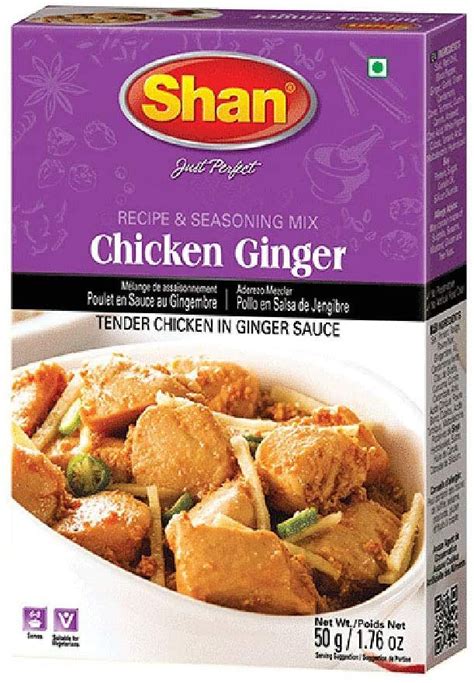 Shan Masala Chicken Ginger 50g Iqbal Foods Inc