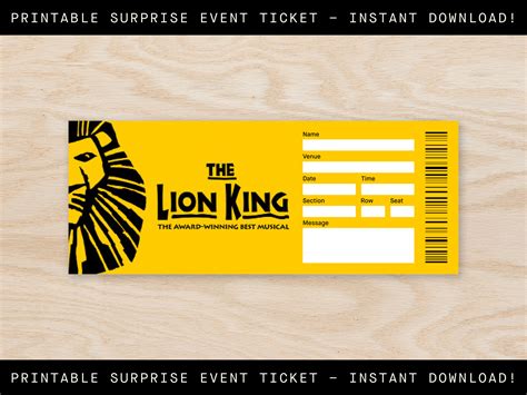 Lion King Theatre Tickets Faris Simone