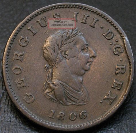 Great Britain Half Penny Cent Copper Coin