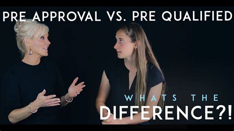 Whats The Difference Between Pre Qualified And Pre Approved Youtube