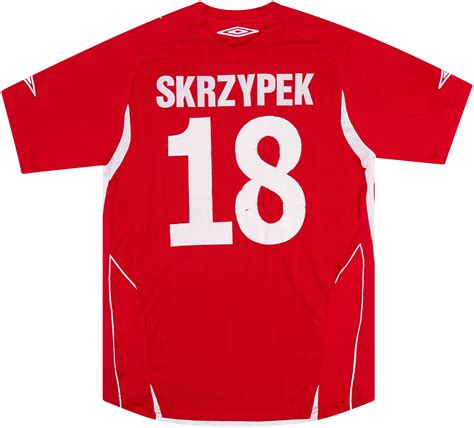 2008 10 Wisla Krakow Home Shirt Skrzypek 18 Good 5 10 M