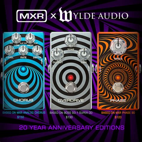 Guitar Pedal X Gpx Blog Mxr Celebrates Years Of Its Zakk Wylde