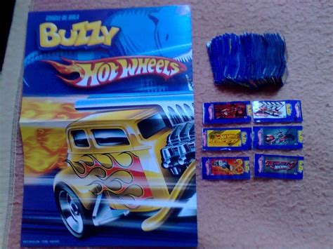 Álbum De Figurinhas Hot Wheels Chicle Buzzy R em Mercado Livre