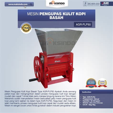Teori Perancangan Mesin Pengupas Kulit Kopi Basah Eminence Solutions