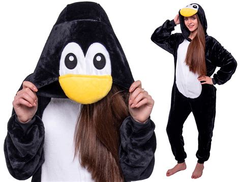 Pingwin Pi Ama Kigurumi Onesie Przebranie Kombinezon Kostium M