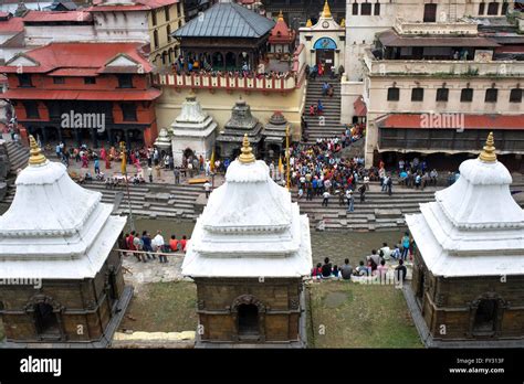 Templo De Pashupatinath Ghats Kathmandu Fotograf As E Im Genes De Alta