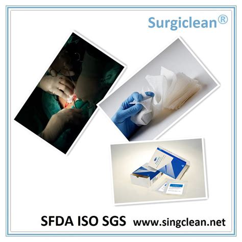 Medical Sterile Hemostatic Absorbable Gauze With Regenerated Cellulose