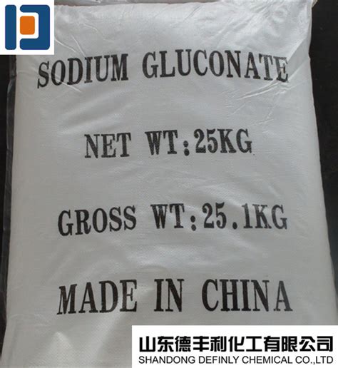 CAS No 527 07 1 98 Industry Grade Powder Sodium Gluconate For